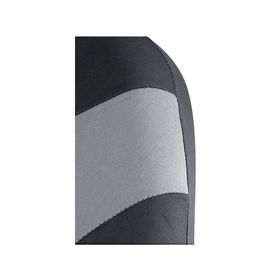 Cubre asientos sport negro/gris 8 piezas Carlife