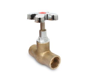 Llave de paso superior cromada Italbrass