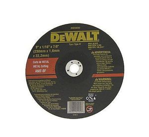 Disco 9'' x 1,6 mmx 7/8'' dw 44603 Dewalt