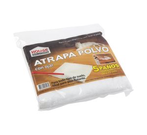 Paños reutilizables 50x70 cm atrapa polvo 5 unidades House solutions