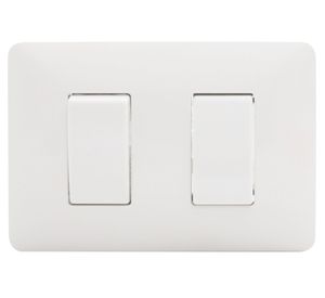 Interruptor doble blanco armado matix Bticino