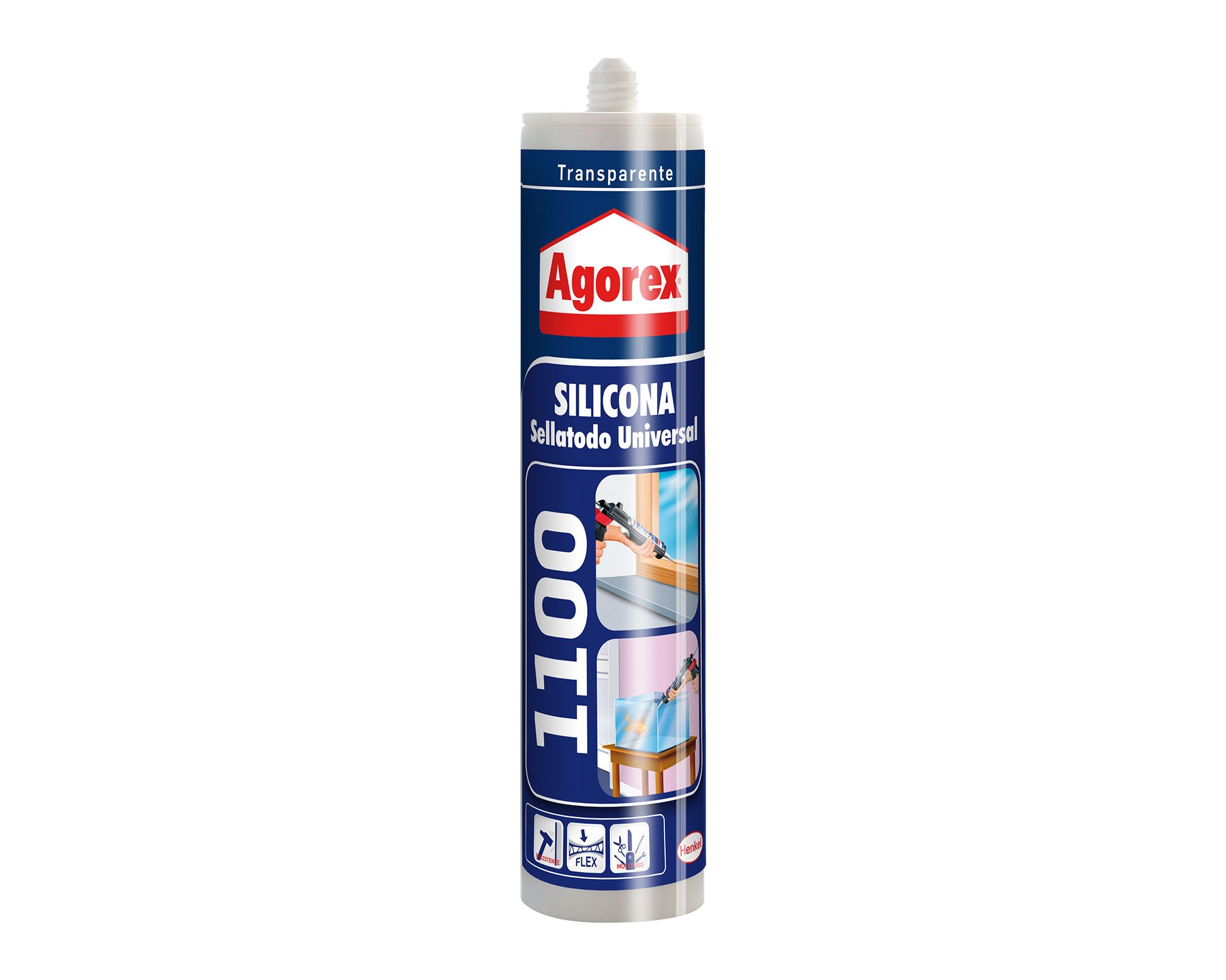 Silicona Universal Agorex 300ml 1100 Transparente