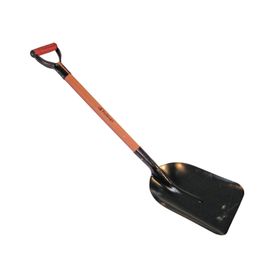 Pala carbonera cuadrada con mango madera Plasmet