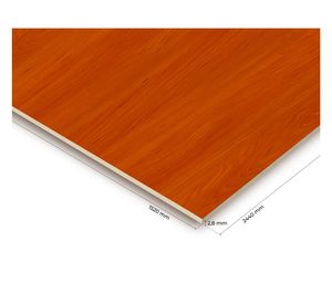 Tablero MDF durolac 2.8x1520x2440 mm peral