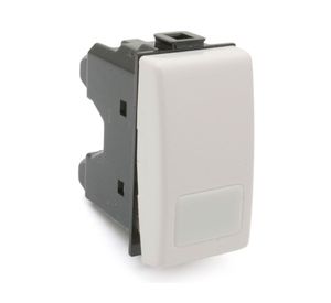 Modulo interruptor conmutador 9/24 iluminable blanco matix Bticino