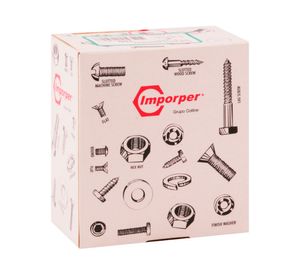 Tornillo punta volcanita hilo grueso 6x2'' zc b500 Imporper