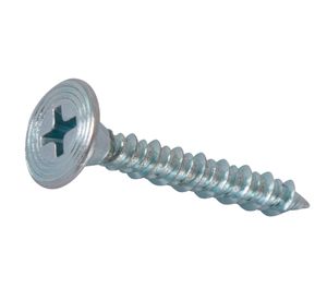 Tornillo autoperforante fibrocemento 10 unidades cromado Imporper