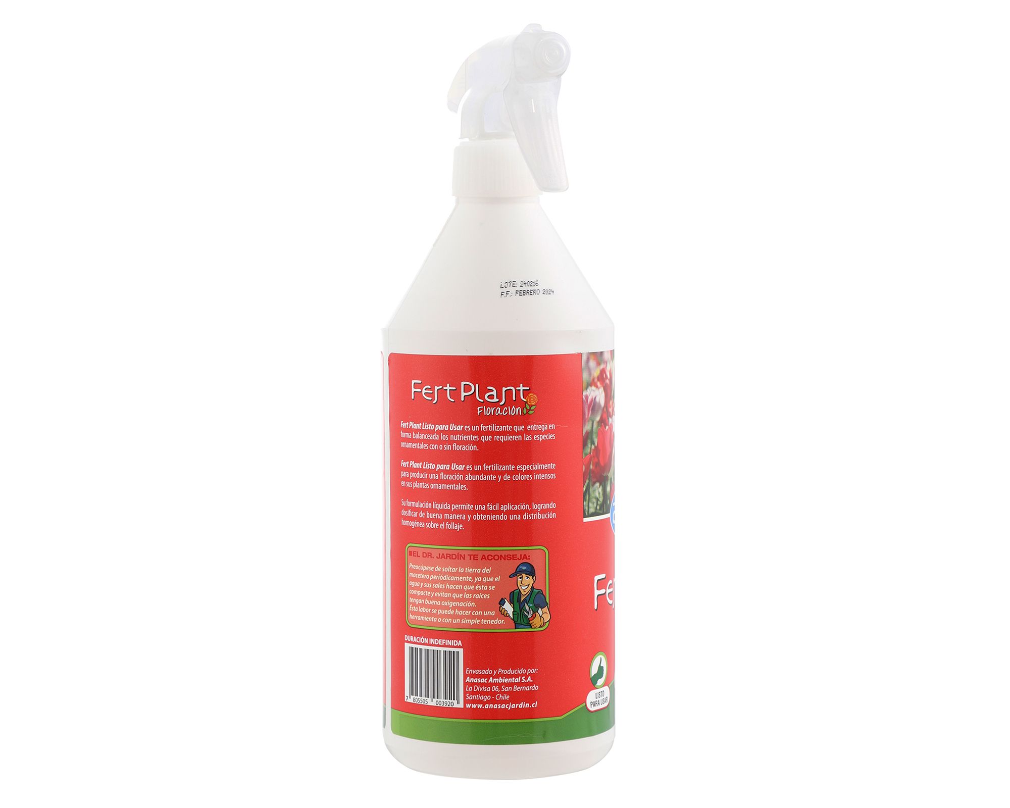 Fertilizante Líquido Fert Plant Floración 1 Litro