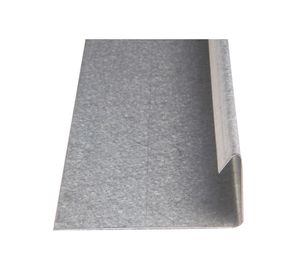 Perfil cortagota ventana acero galvanizado 0,5mm 0,11x2,50m Volcán.