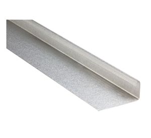 Perfil cortagota ventana acero galvanizado 0,5mm 0,11x2,50m Volcán.