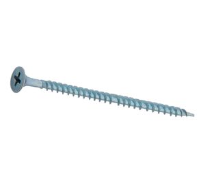 Tornillo Volcanita hilo grueso zincado 8 x 3'' 300 unidades Imporper