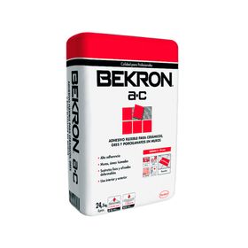 Adhesivo cerámico 24,5 kg polvo A-C blanco invierno Bekron