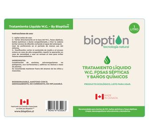 Tratamiento biológico Ductos WC 1 lt