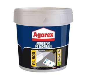 Adhesivo de montaje 3,8 kg PL 500 blanco Agorex