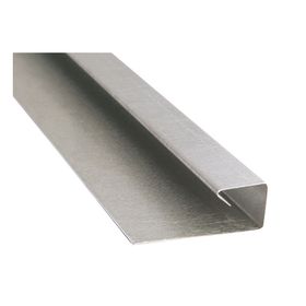 Perfil J universal acero galvanizado 0,5x110x2500 mm Volcán.