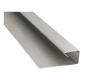 Perfil J universal acero galvanizado 0,5x110x2500 mm Volcán.