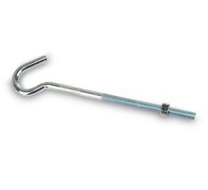 Perno gancho con tuerca 3/8'' x 8.1/4'' zincado Imporper