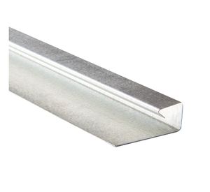 Perfil J universal acero galvanizado 0,5x110x2500 mm Volcán.