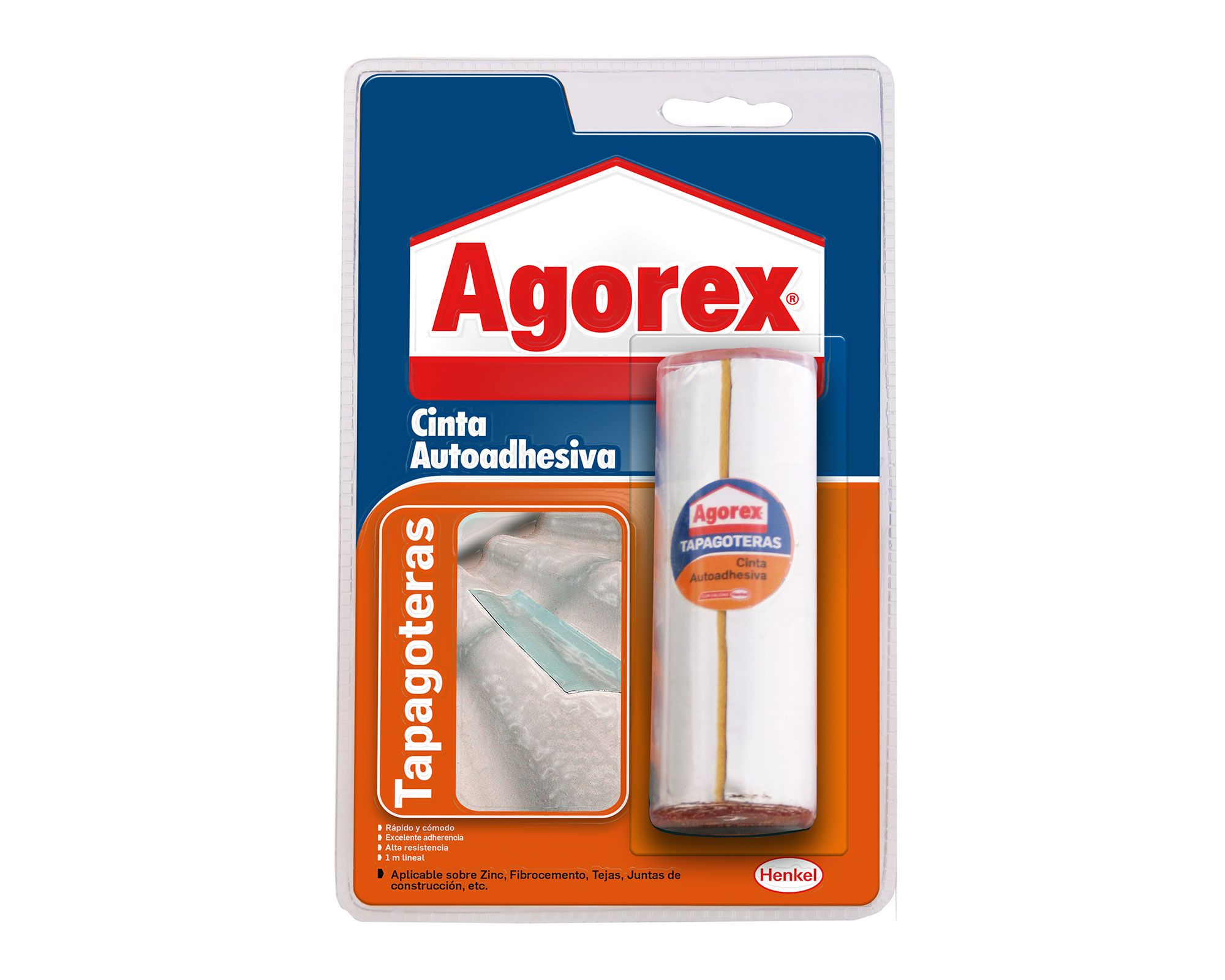 Cinta Tapagoteras 1m Gris Agorex