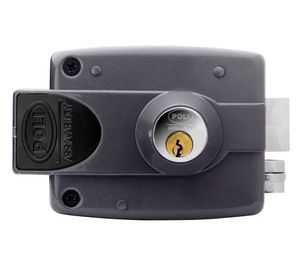 Cerradura de sobreponer eléctrica 3010 ST negro Poli