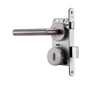 Cerradura embutida dormitorio/clóset Toscana plata Yale