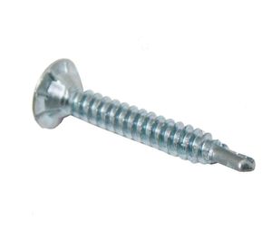 Tornillo para fibrocemento punta broca 8 x 1 1/4'' con avellanador 10 unidades Imporper