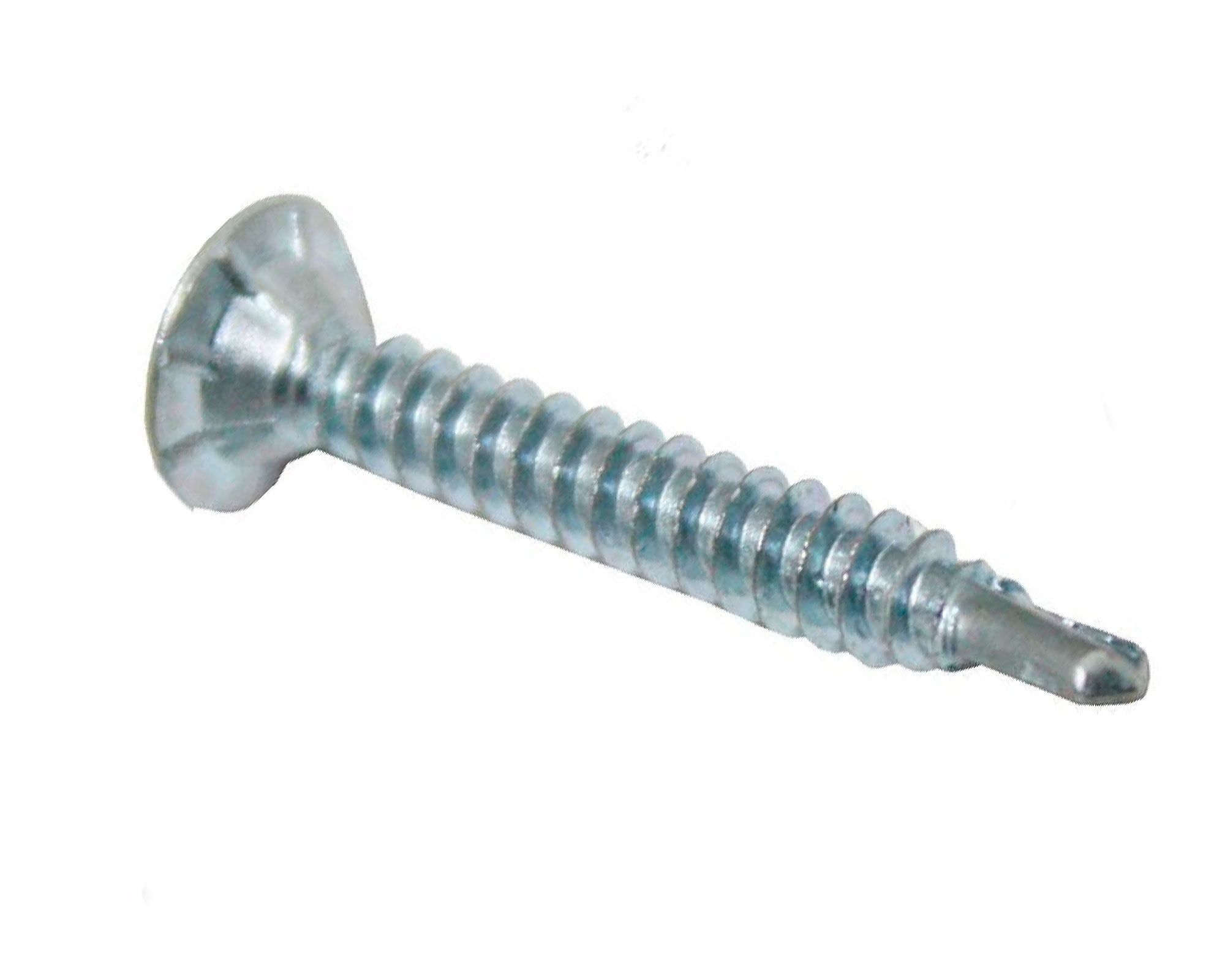 Tornillo para fibrocemento punta broca 8 x 1 1/4'' con avellanador 10 unidades Imporper