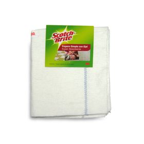 Trapero simple de algodón con ojal Scotch-Brite