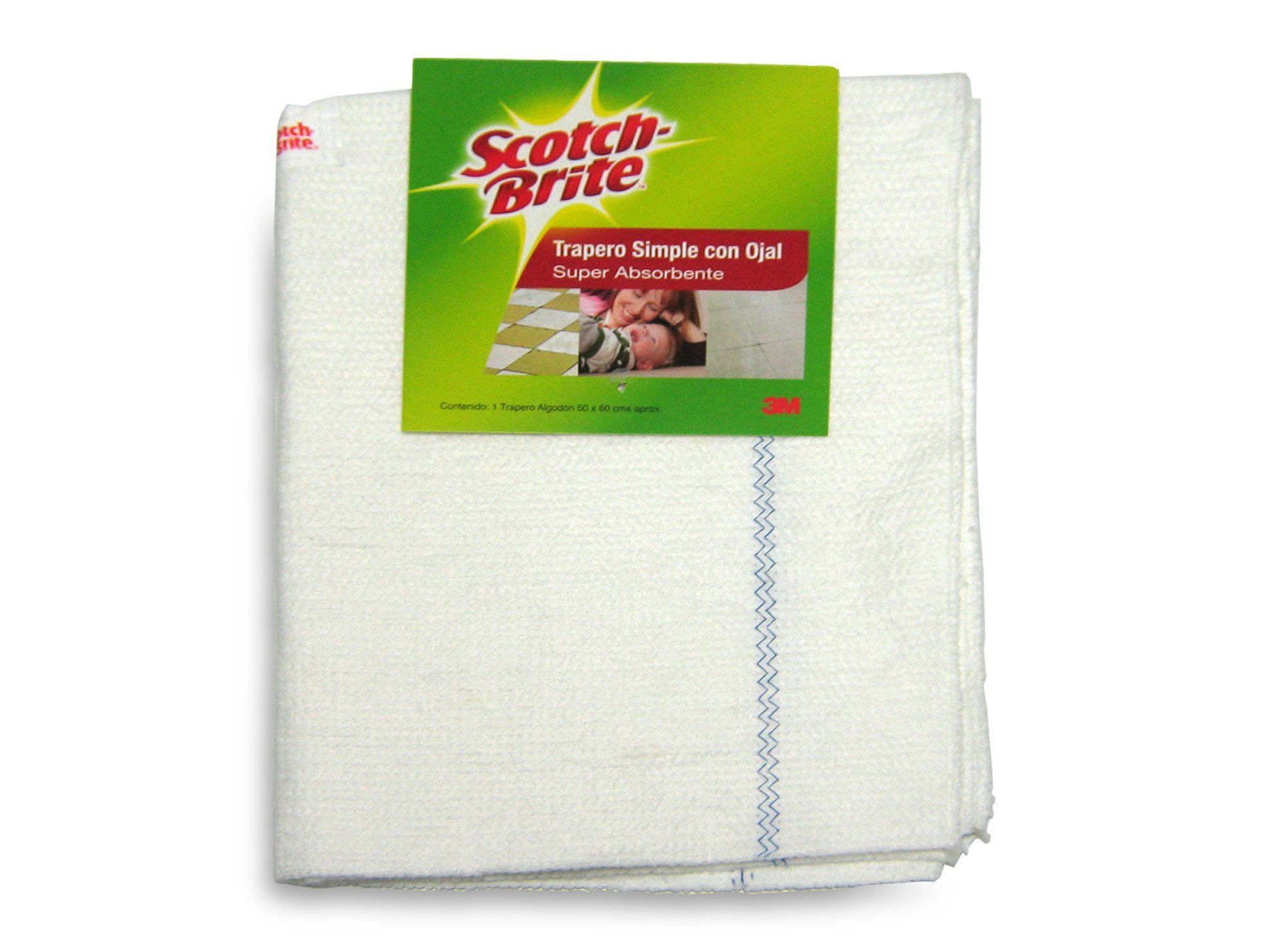 Trapero simple de algodón con ojal Scotch-Brite | Easy.cl