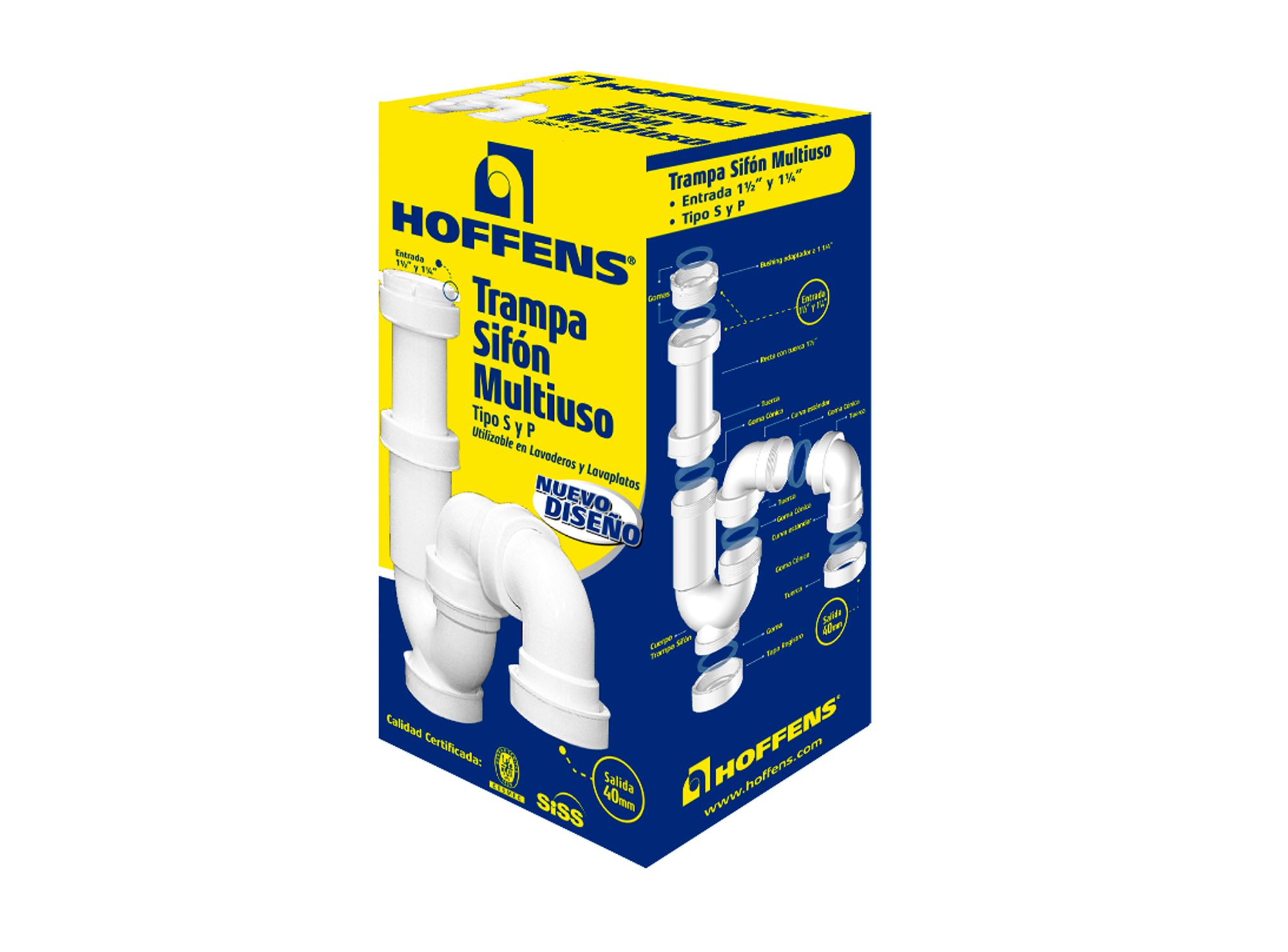 Trampa Sifón Multiuso S-P Hoffens