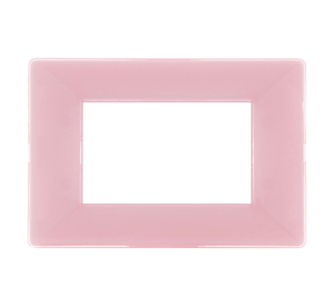 Tapa 3 modulos luminic block rosa Kalop