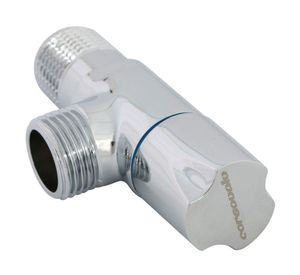 Llave angular 8,5x3,5x2 cm trébol ap004 cromado Corsovalv