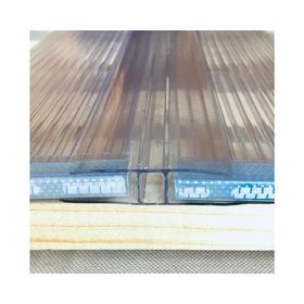 Perfil terminación H transparente 4-6mm 2,9m