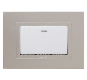 Conjunto interruptor 9/12 teclon zen metal oro Kalop