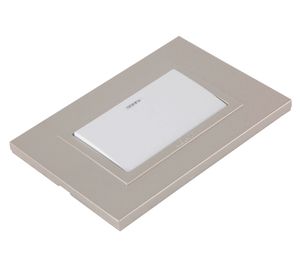 Conjunto interruptor 9/12 teclon zen metal oro Kalop