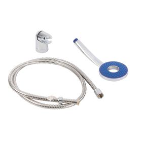 Mango ducha 1 función + accesorios cromo/azul Vessanti