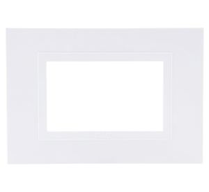 Placa 3 modulos zen basic blanco Kalop