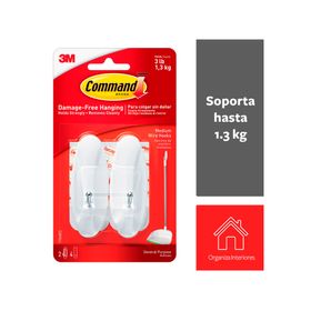 Gancho con punta metálica Mediano Command