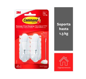 Gancho con punta metálica Mediano Command