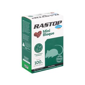 Raticida mini bloque Rastop ultima generación 100g Anasac