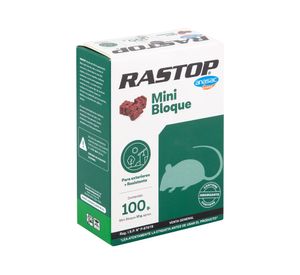 Raticida mini bloque Rastop ultima generación 100g Anasac