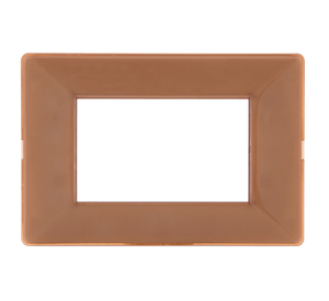 Tapa 3 modulos luminic block caramelo Kalop
