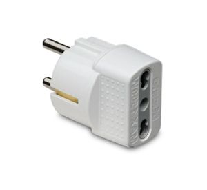 Adaptador duplex schuko 16a Bticino