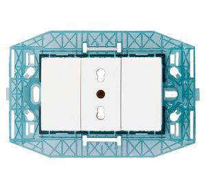 Conjunto enchufe HBA 10-16A blanco Kalop