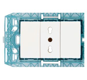 Conjunto enchufe HBA 10-16A blanco Kalop