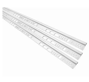 Esquinero pvc 8 mm 2,3 mts blanco Torrews