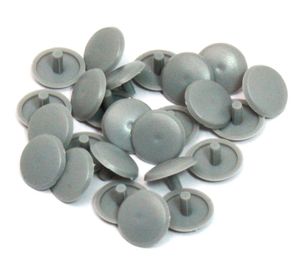 Tapa soberbio 1cm gris 20unidades. Imporper