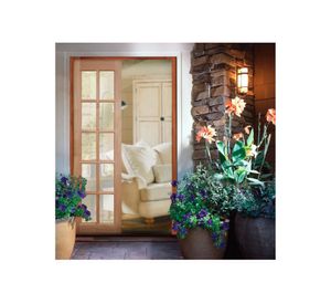 Mampara Pino Radiata Sevillana 50x200 cm Vidrio Multimarca.