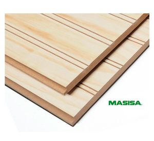 Tablero MDF ranurado 9x1200x2400 mm