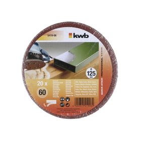 Disco pulir grano 60 125 mm quick stick 5419-06 KWB